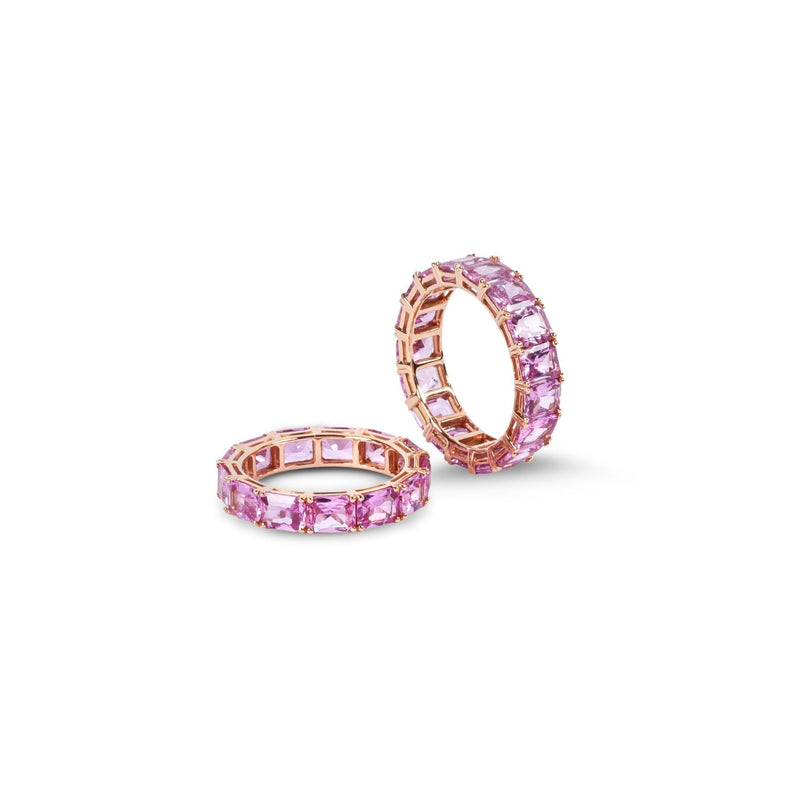 Éternel Pink Sapphire Horizontal Ring